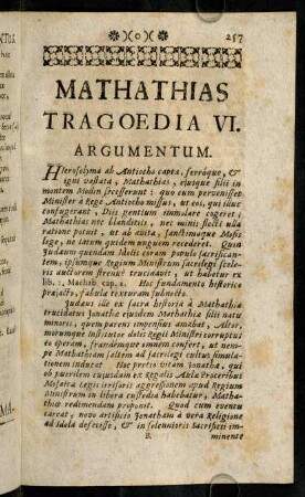 257-258, Argumentum. Personae.