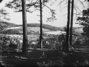 Berggießhübel. Blick auf den Ort