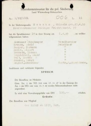 Hamann, Wilhelm