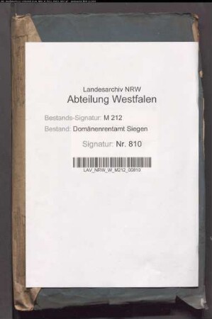 Verpachtung von Jagdrechten in den Domanialwäldern des Rentamts Siegen