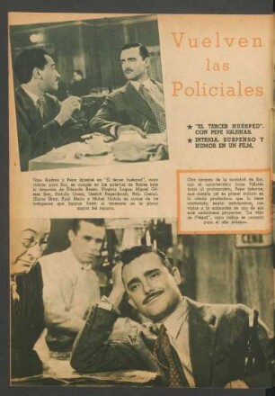 Vuelven las policiales