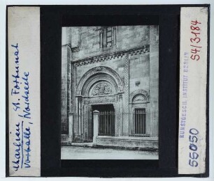 Charlieu, Abtei Saint-Fortunat : Nordseite, Vorhalle
