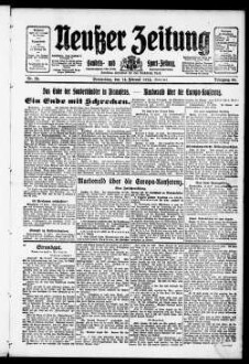 Neußer Zeitung : Stadt- und Landbote : Heimatzeitung für die Stadt Neuß u. den Landkreis Grevenbroich-Neuß