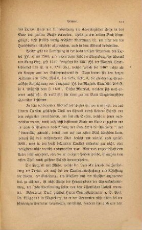 Die Chroniken der niedersächsischen Städte, 1. Magdeburg