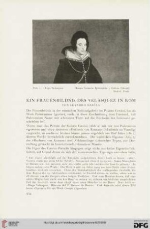 19: Ein Frauenbildnis des Velasquez in Rom