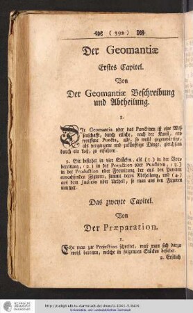 Von der Praeparation