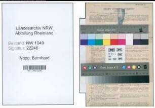Entnazifizierung Bernhard Napp , geb. 02.03.1912 (Kaufmaennischer Angestellter)