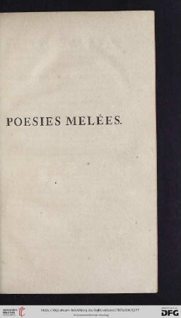Poesies Melées