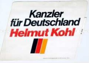 Aufkleber der CDU zur Bundestagswahl 1976