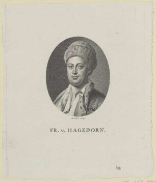 Bildnis des Friedrich von Hagedorn