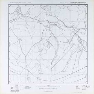 Ratingen, Hasselbeck - Schwarzbach, Deutsche Grundkarte, Blatt 34