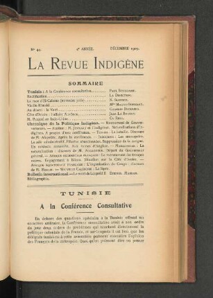4e Année, Nr. 44. Décembre 1909.