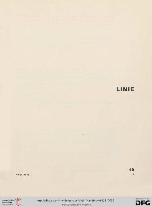 Linie