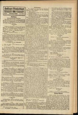 Zweite Ausgabe vom Samstag, den 02. Oktober 1915.