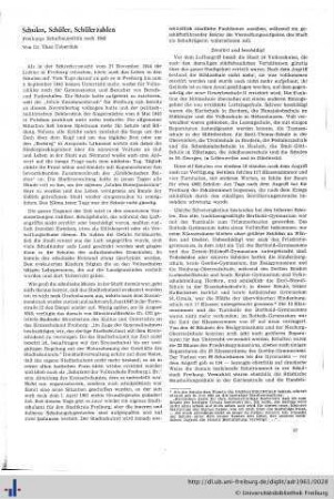 Schulen, Schüler, Schülerzahlen.