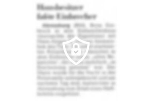 Hausbesitzer faßte Einbrecher