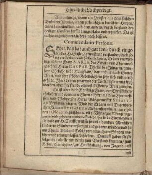 Commendatio Personae
