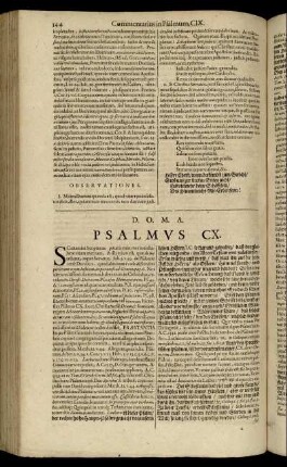 Psalmus CX. - Psalmus CXIII.