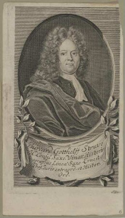 Bildnis des Burcard Gotthelff Struve