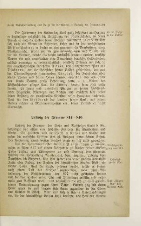 Ludwig der Fromme 814 - 840
