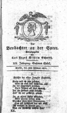 6. Stueck, 5. Februar 1821