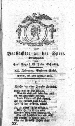 6. Stueck, 5. Februar 1821