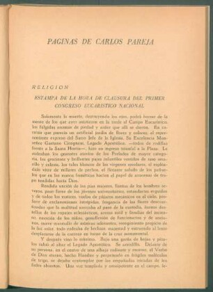 Páginas de Carlos Pareja