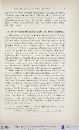III. Die normalen flüssigen Kristalle des Ammoniumoleats