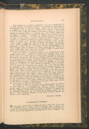 Un documento psicológico