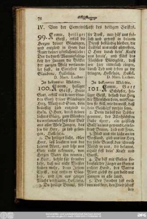 IV. Von der Gemeinschaft des heiligen Geistes.