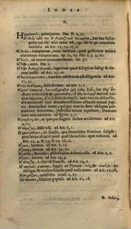 Marci Tullii Ciceronis Opera Quae Extant Omnia : ex Mss. codicibus emendata, Pars Undecima. Indices in Ciceronem