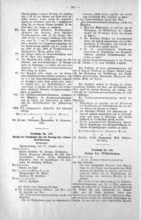 No. 15. (152-161) (158,159,160), 03. November 1915