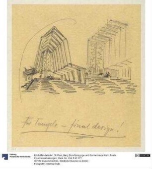 St. Paul, Berg Zion-Synagoge und Gemeindezentrum, finale Innenraumfassungen