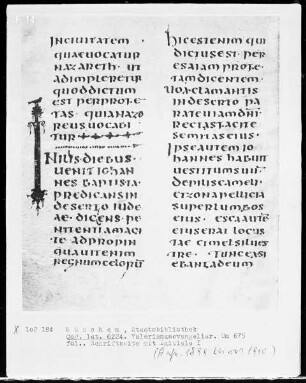 Valerianusevangeliar — Initiale I