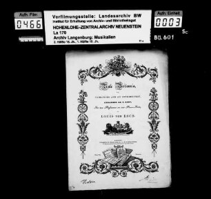 Louis von Esch: Rule Britannia / with / Variations and an Introduction / arranged as a duet / for two Performers on one Piano-Forte / by Louis von Esch London, Published by Willis and Co. Besitzvermerk: Feodora