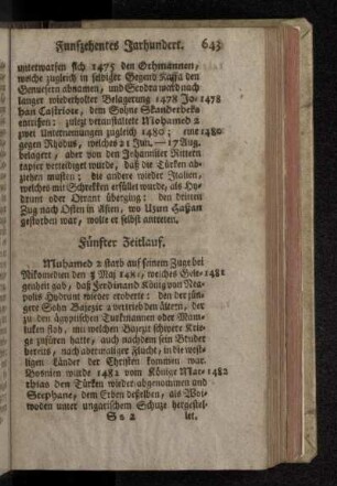 Fünfter Zeitlauf.