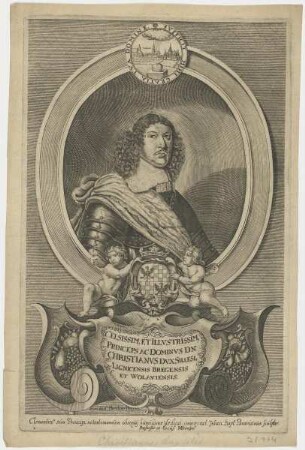 Bildnis des Christianvs Dvx Sillesiae Lignicensis