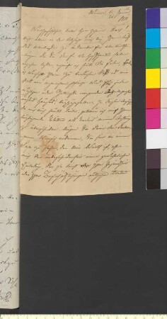 Brief von Sachsen-Weimar-Eisenach, Maria Paw\low\na Erbgroßherzogin von an Goethe, Johann Wolfgang von