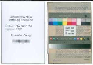 Entnazifizierung Georg Bruessler , geb. 26.11.1893 ()
