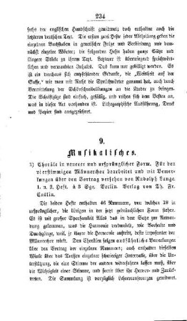 Musikalisches