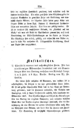 Musikalisches