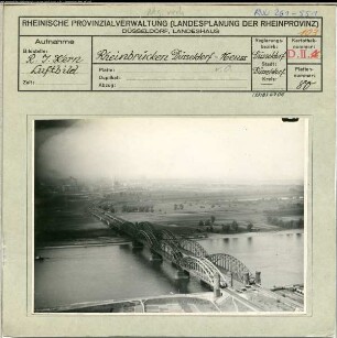 Düsseldorf, Neuss, Hammer Eisenbahnbrücke