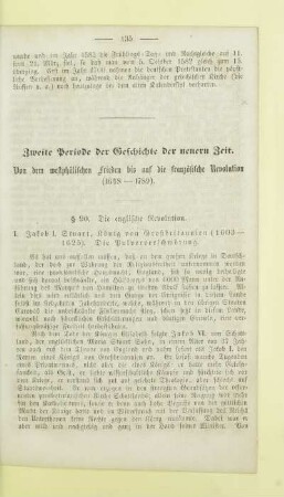 Zweite Periode der Geschichte der neuern Zeit. Von dem westphälischen Frieden bis auf die französische Revolution (1648 - 1789)
