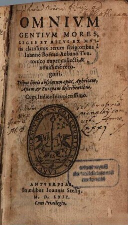 Omnium gentium mores leges et ritus