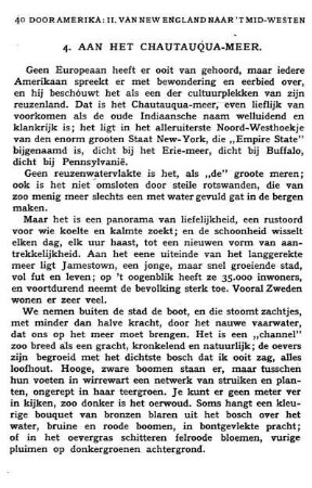 Aan het Chautauquameer