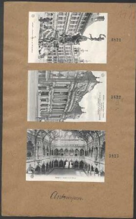 Anvers - Intérieur de la Bourse