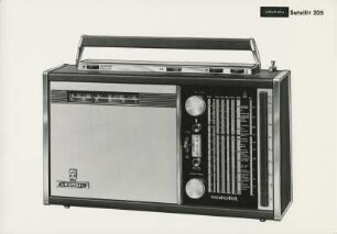 Kofferradio "Satellit 205" der Grundig-Radio-Werke
