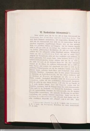 VI. Nordöstlicher Schwarzwald