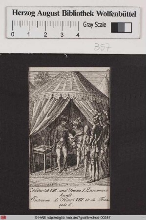 Heinrich VIII. und Franz I. Zusammenkunft