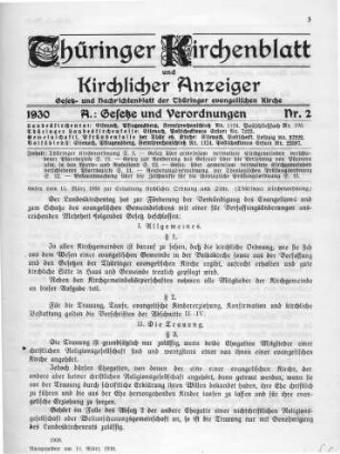 Nr. 2 : 18. März 1930